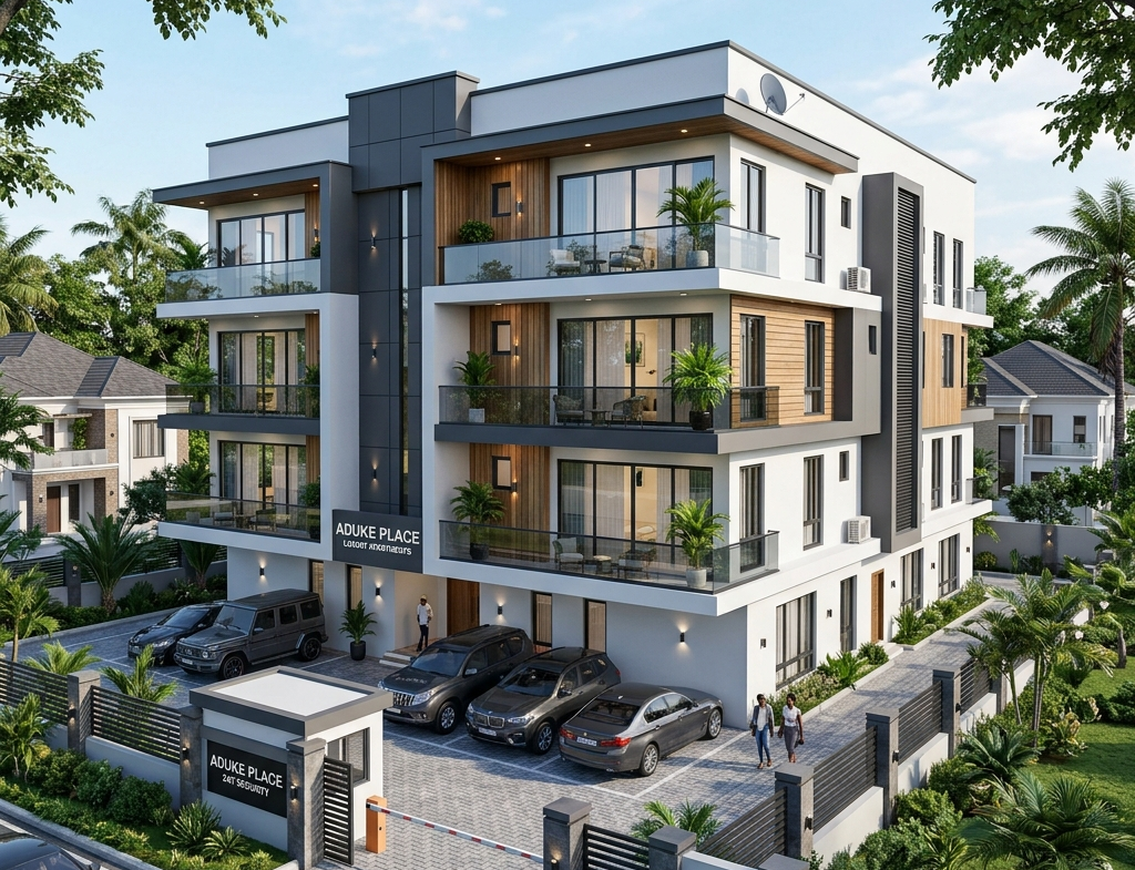 Apo-Karshi 1000 Sqm — 6 Units 3 Bed Block of Flats Plot