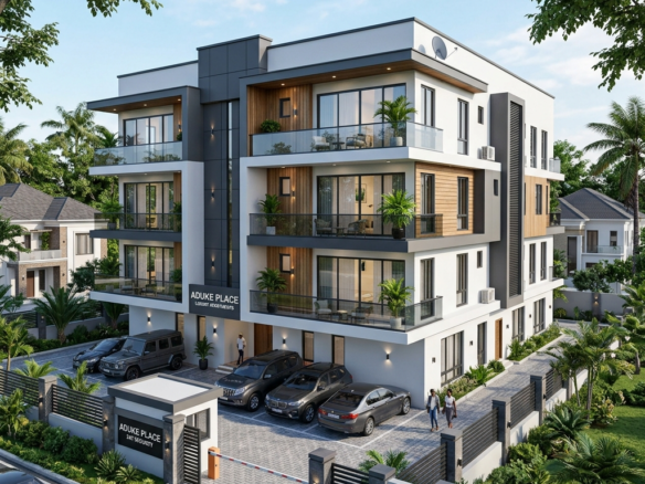 Apo-Karshi 1000 Sqm — 6 Units 3 Bed Block of Flats Plot