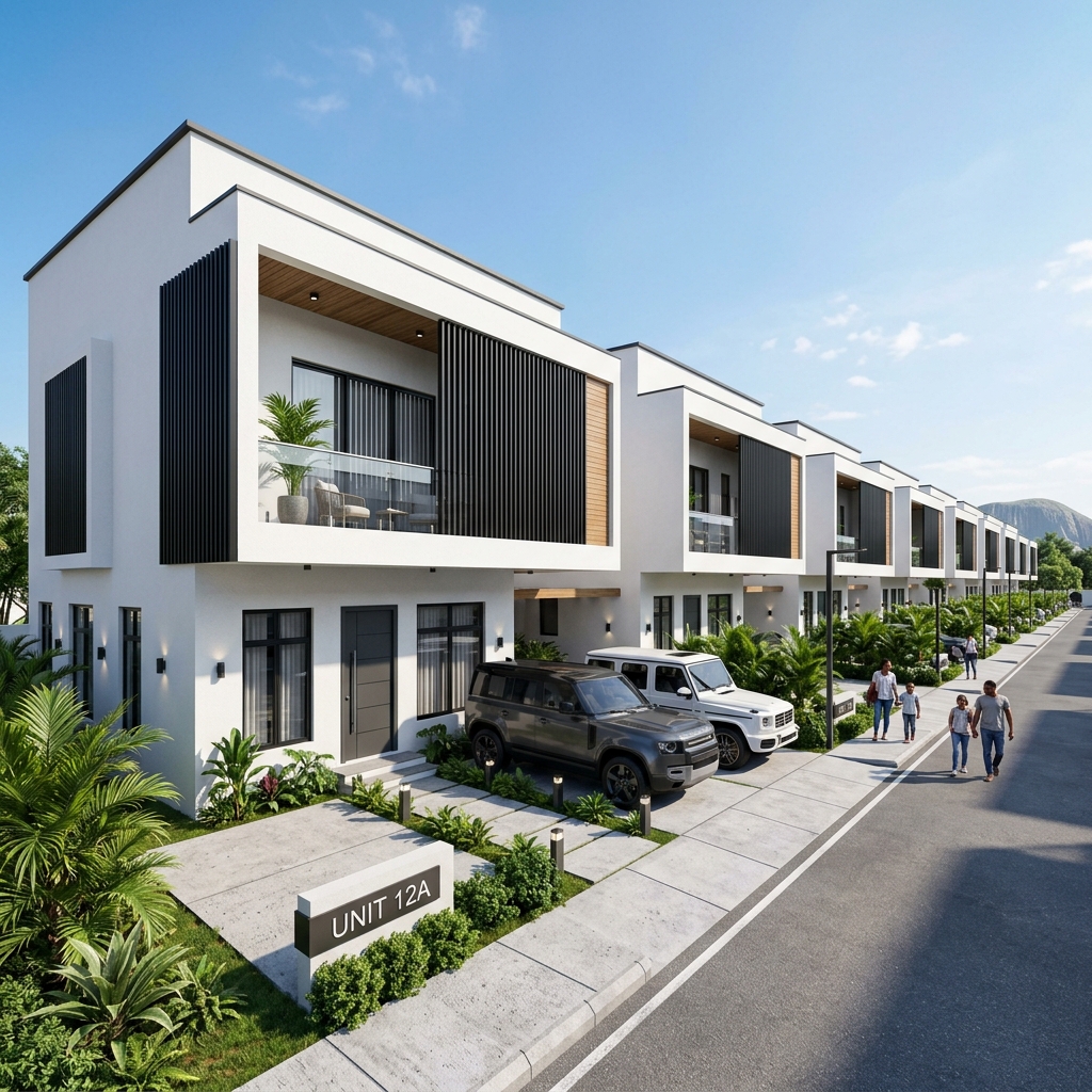 Apo-Karshi 180 Sqm — 2 Bed Terrace Duplex Plot