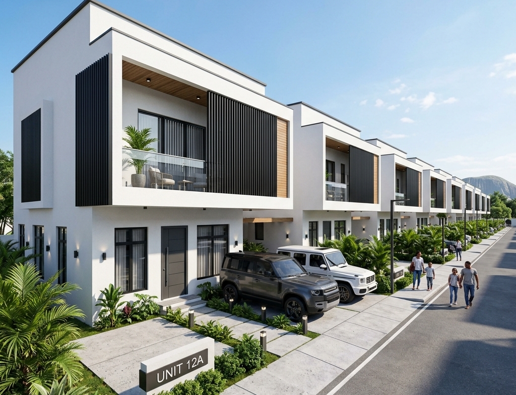 Treasure Gate Estate, Dei-Dei — 180 Sqm — 2 Bed Terrace Duplex + BQ Plot