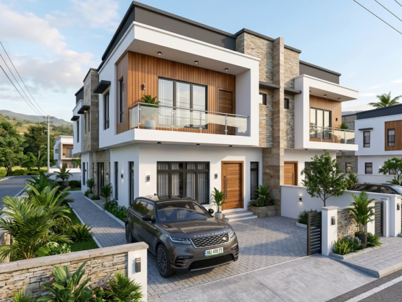 Apo-Karshi 250 Sqm — 4 Bed Terrace Duplex Plot