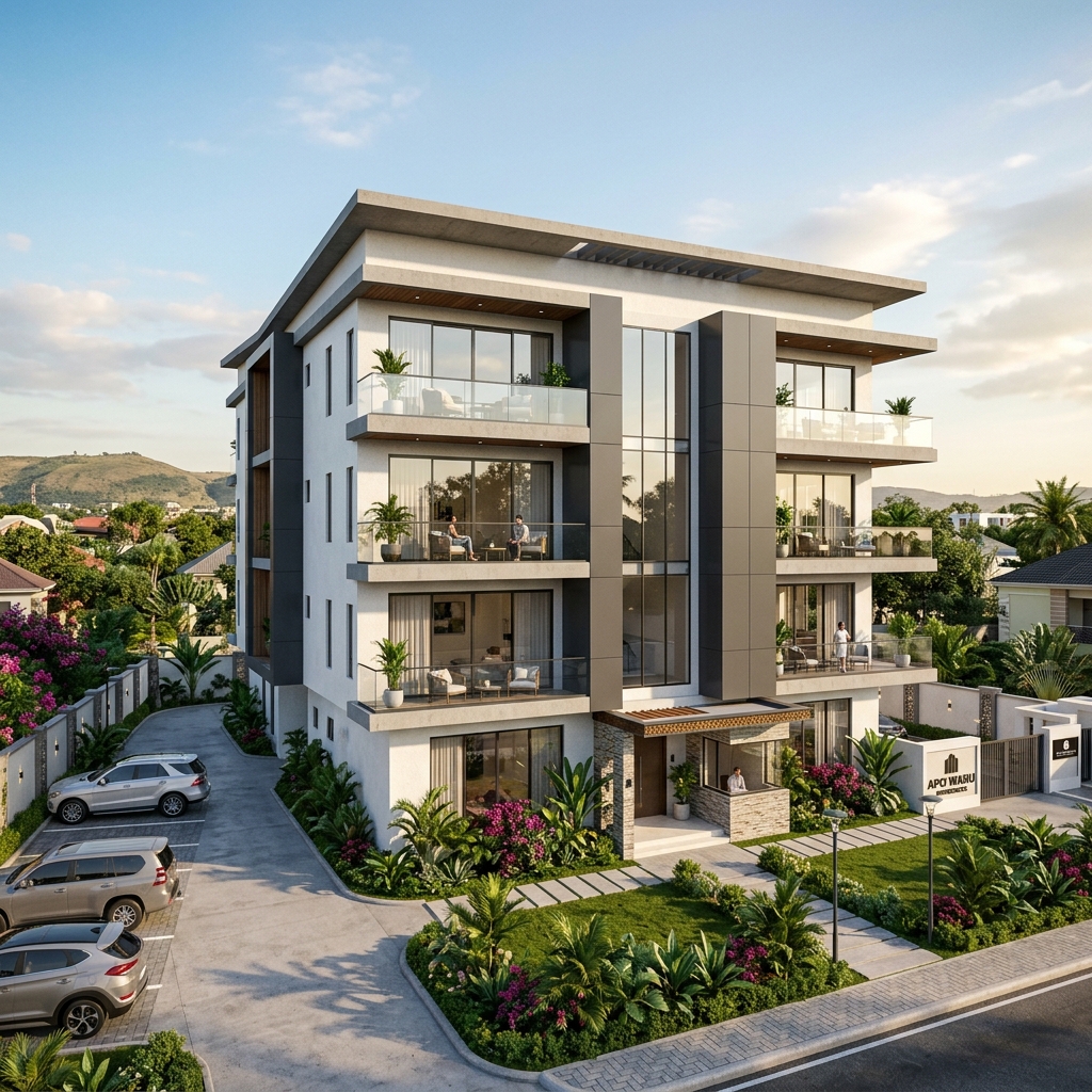 Meridian Golf City, Pyakasa — 1000 Sqm — 6 Units 3 Bed Block of Flats Plot