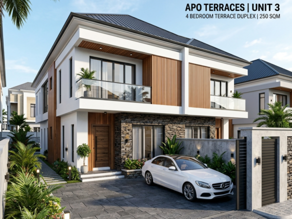 Apo Waru — 250 Sqm — 4 Bed Terrace Duplex Plot