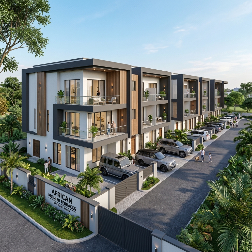 Apo Waru — 300 Sqm — 5 Bed Terrace Duplex Plot + BQ