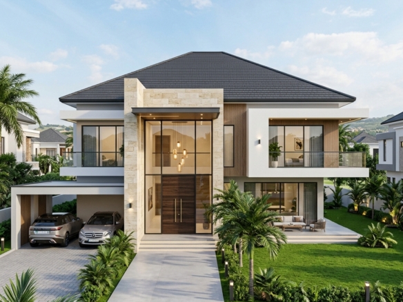 Peaceland Estate, Kurudu — 550 Sqm — 4 Bed Fully Detached Duplex + BQ Plot