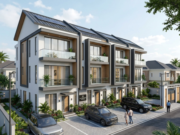 Apo Wumba Waru — 300 Sqm — 5 Bed Terrace Duplex Plot + BQ