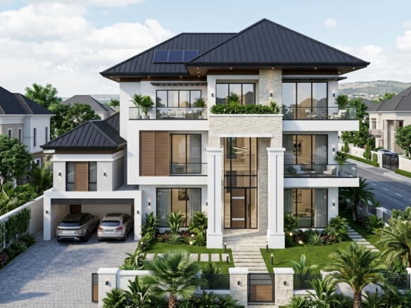 Treasure Gate Estate, Dei-Dei — 450 Sqm — 4 Bed Fully Detached Penthouse + BQ Plot