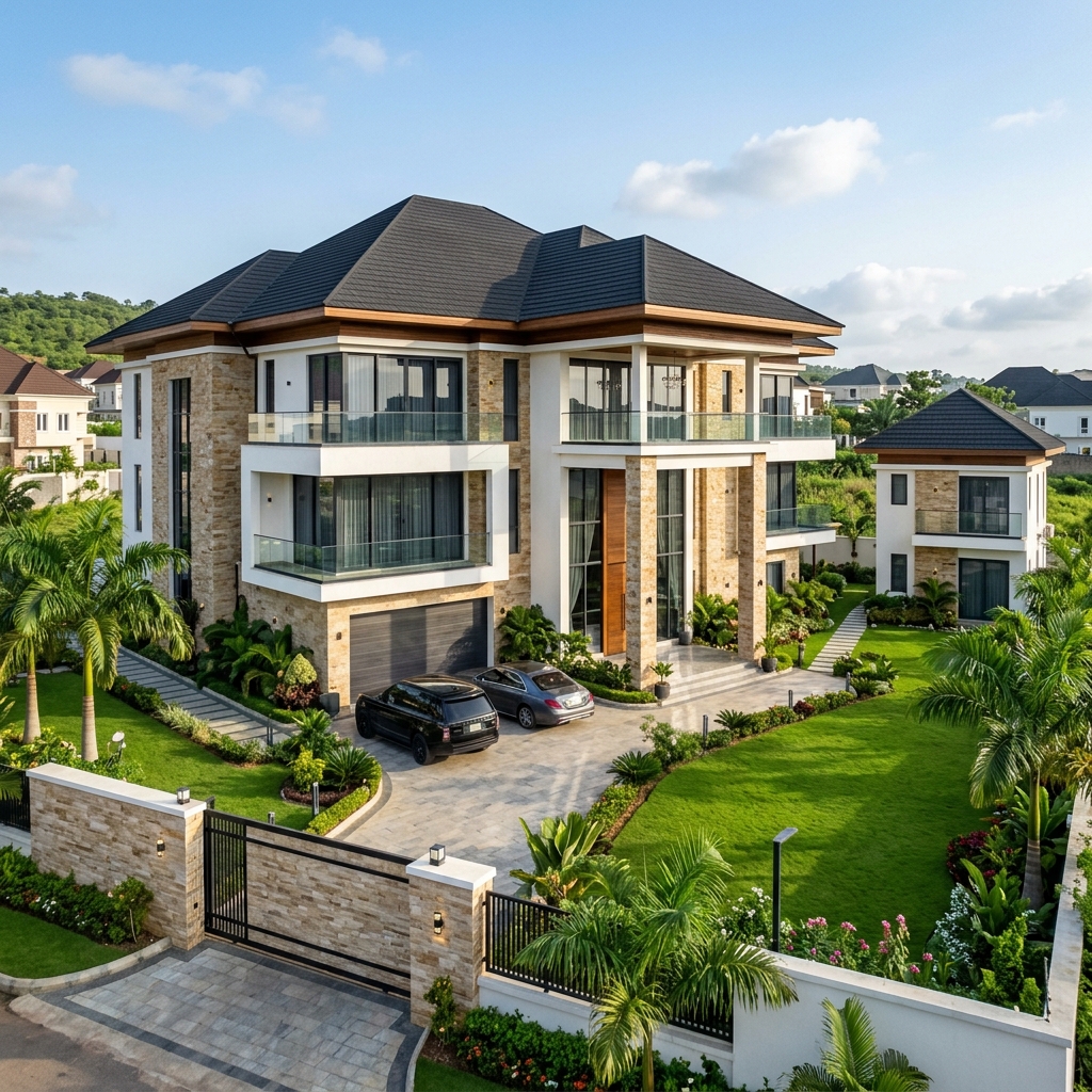 Apo Wumba Waru — 550 Sqm — 5 Bed Fully Detached Duplex Plot + BQ