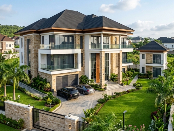 Treasure Gate Estate, Dei-Dei — 550 Sqm — 5 Bed Fully Detached Duplex + 2 Bed BQ Plot