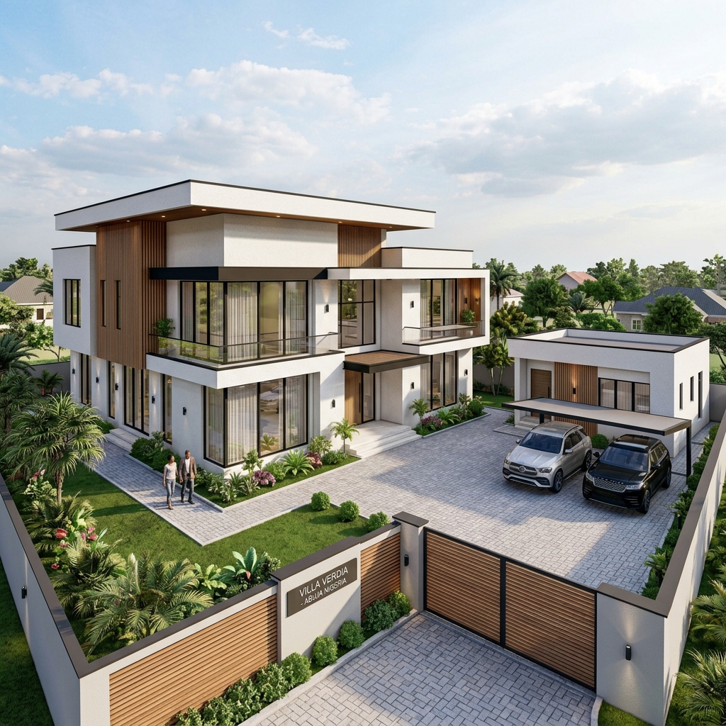 Kurudu — 300 Sqm — 4 Bedroom Fully Detached Duplex + 2-Room BQ