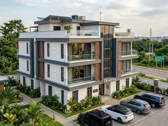 Kyami Airport Road — 1000 Sqm — 6 Units 3 Bed Block of Flats Plot