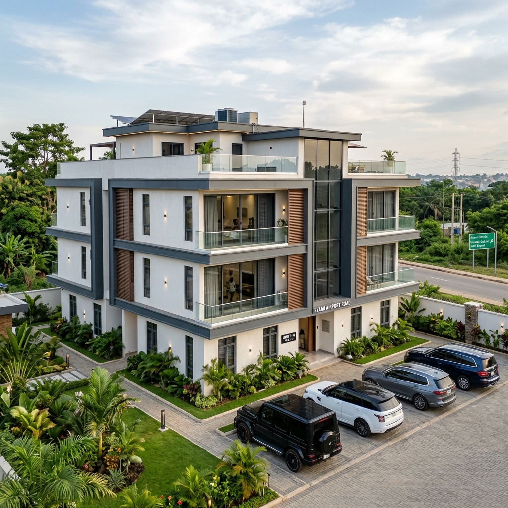 Kyami Airport Road — 1000 Sqm — 6 Units 3 Bed Block of Flats Plot