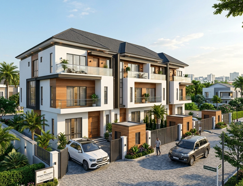 Kyami Airport Road — 250 Sqm — 4 Bed Terrace Duplex Plot