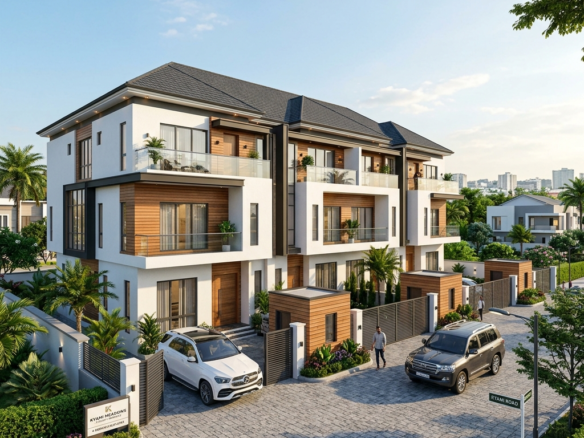 Kyami Airport Road — 250 Sqm — 4 Bed Terrace Duplex Plot