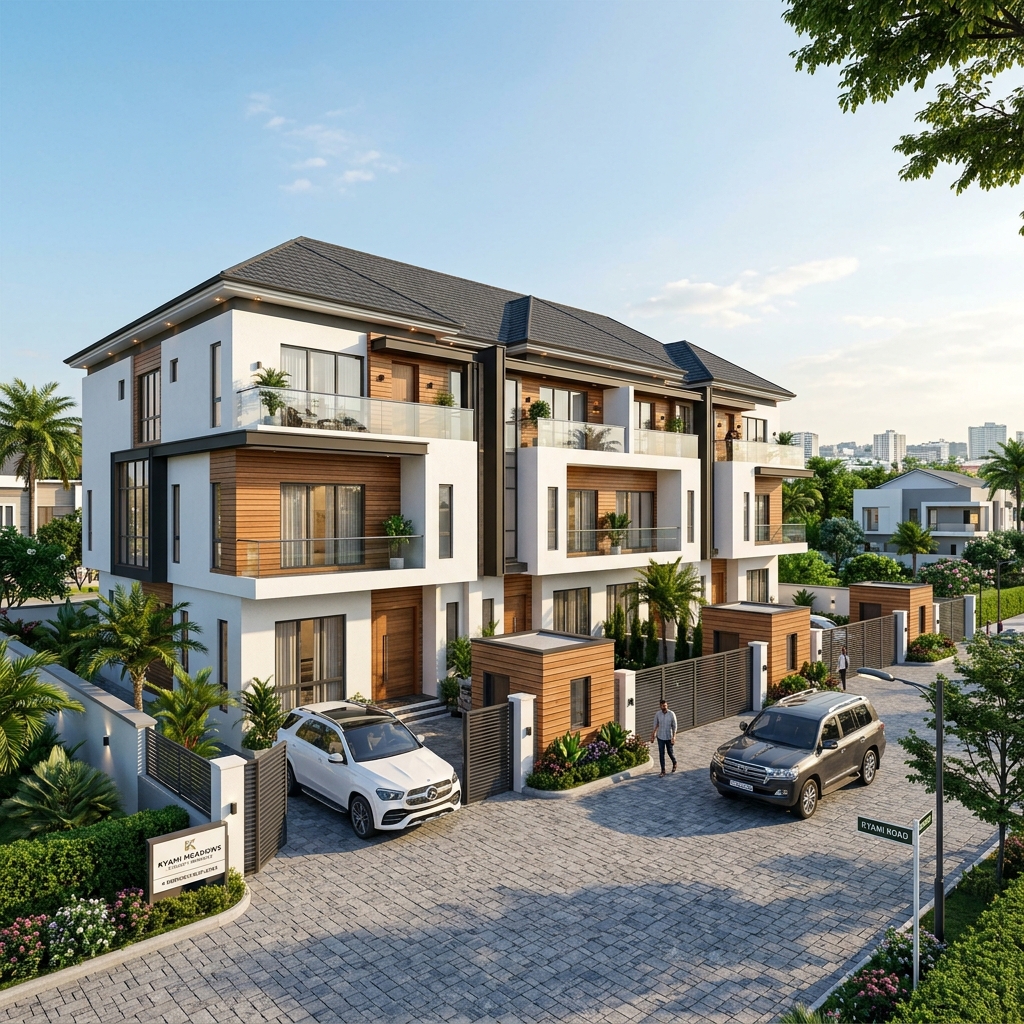 Double King Grove, Apo Waru — 250 Sqm — 3 Bed Terrace Duplex + BQ Plot