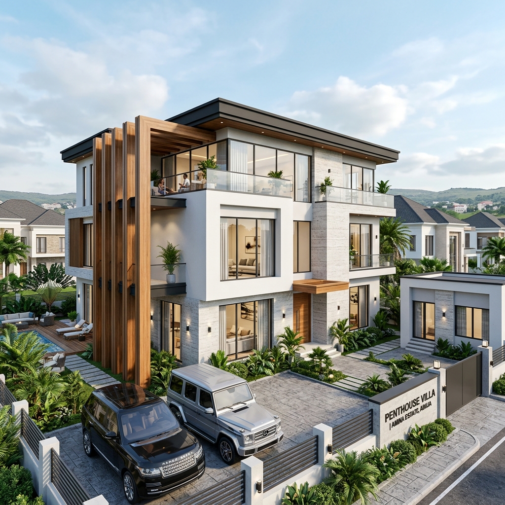 maitama2_450sqm_1783944944050-1 Double King Grove, Apo Waru — 450 Sqm — 3 Bed Fully Detached Penthouse + 2-Room BQ Plot