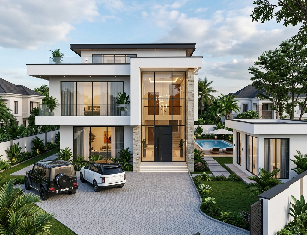 Emerald Court, Kuje — 550 Sqm — 4 Bed Fully Detached Duplex + BQ Plot