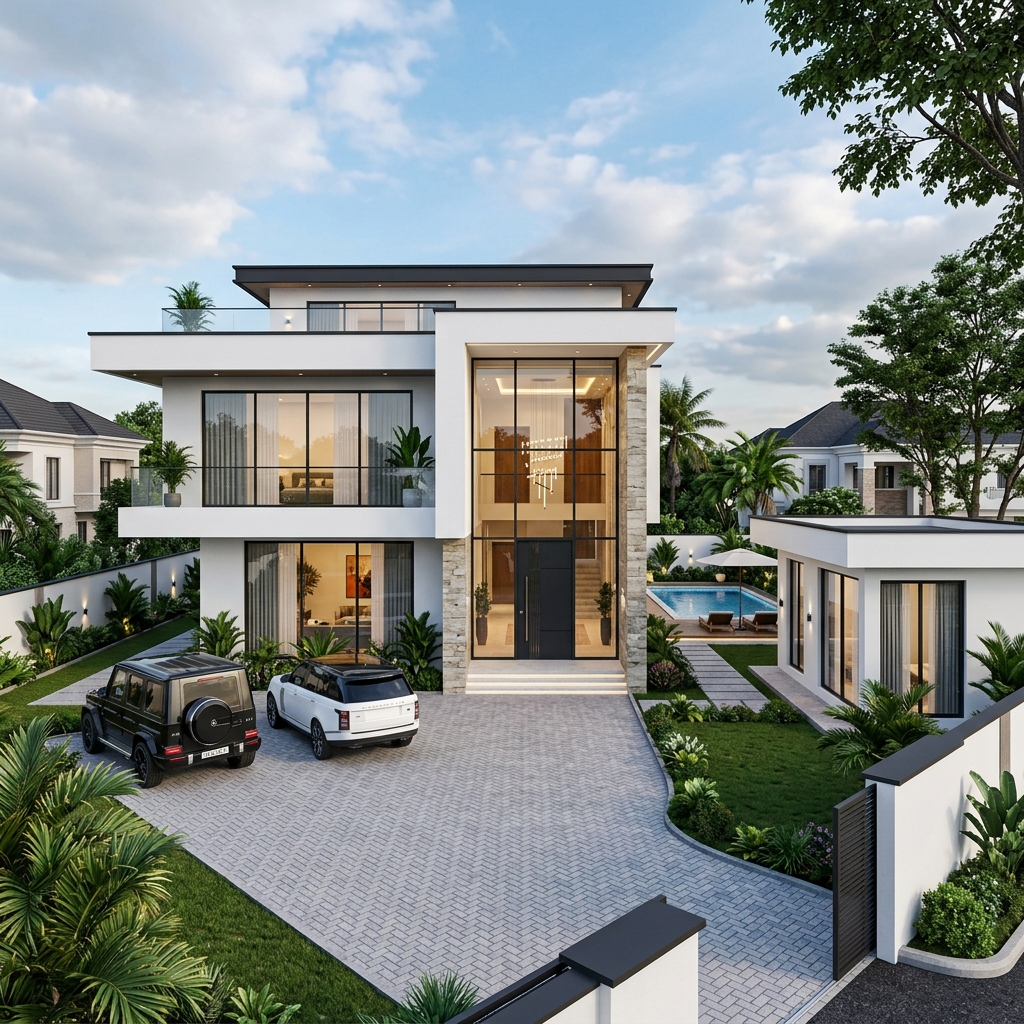 maitama2_550sqm Emerald Court, Kuje — 550 Sqm — 4 Bed Fully Detached Duplex + BQ Plot