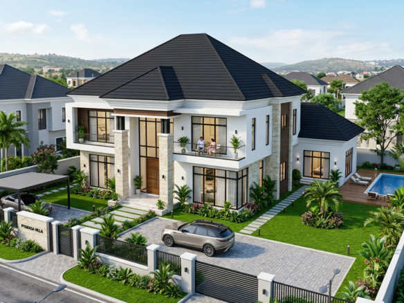 Meridian City, Pyakasa — 400 Sqm — 4 Bed Fully Detached Duplex + BQ
