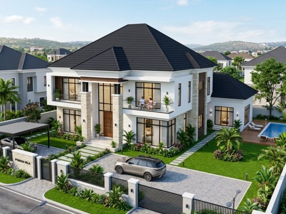 Meridian Golf City, Pyakasa — 400 Sqm — 4 Bed Fully Detached Duplex + BQ Plot