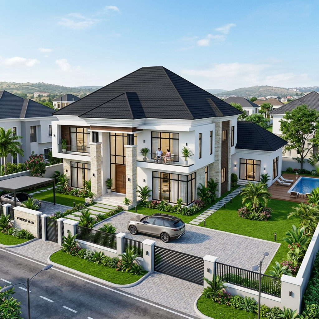 mcp_400sqm_1784208118814-1 Meridian Golf City, Pyakasa — 400 Sqm — 4 Bed Fully Detached Duplex + BQ Plot
