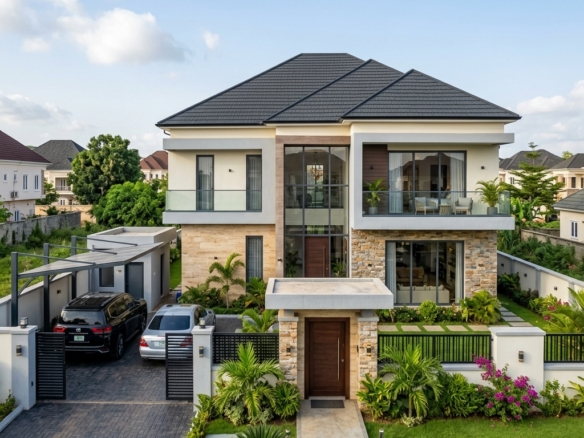 Meridian Golf City, Pyakasa — 600 Sqm — 5 Bed Fully Detached Duplex + BQ Plot