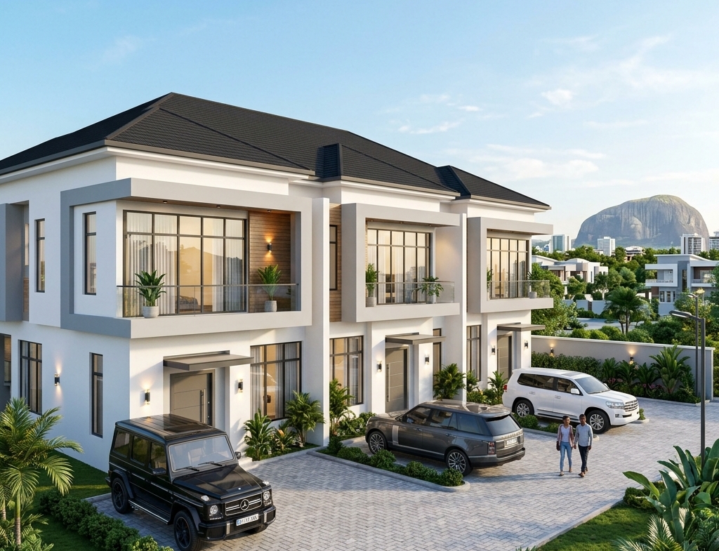 Treasure Gate Estate, Dei-Dei — 250 Sqm — 4 Bed Terrace Duplex Plot