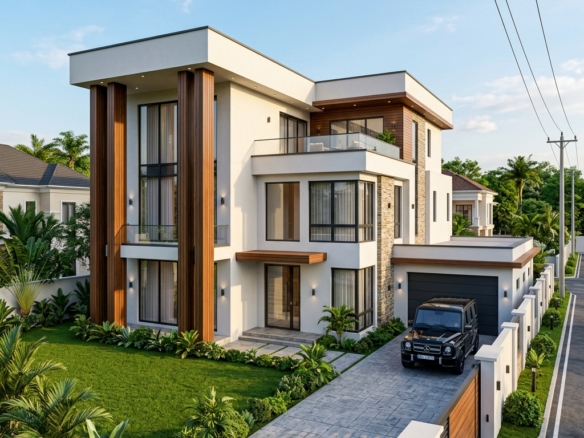 Noblecrest Boulevard, Katampe Extension — 400 Sqm — 4 Bed Semi-Detached Duplex + BQ Plot