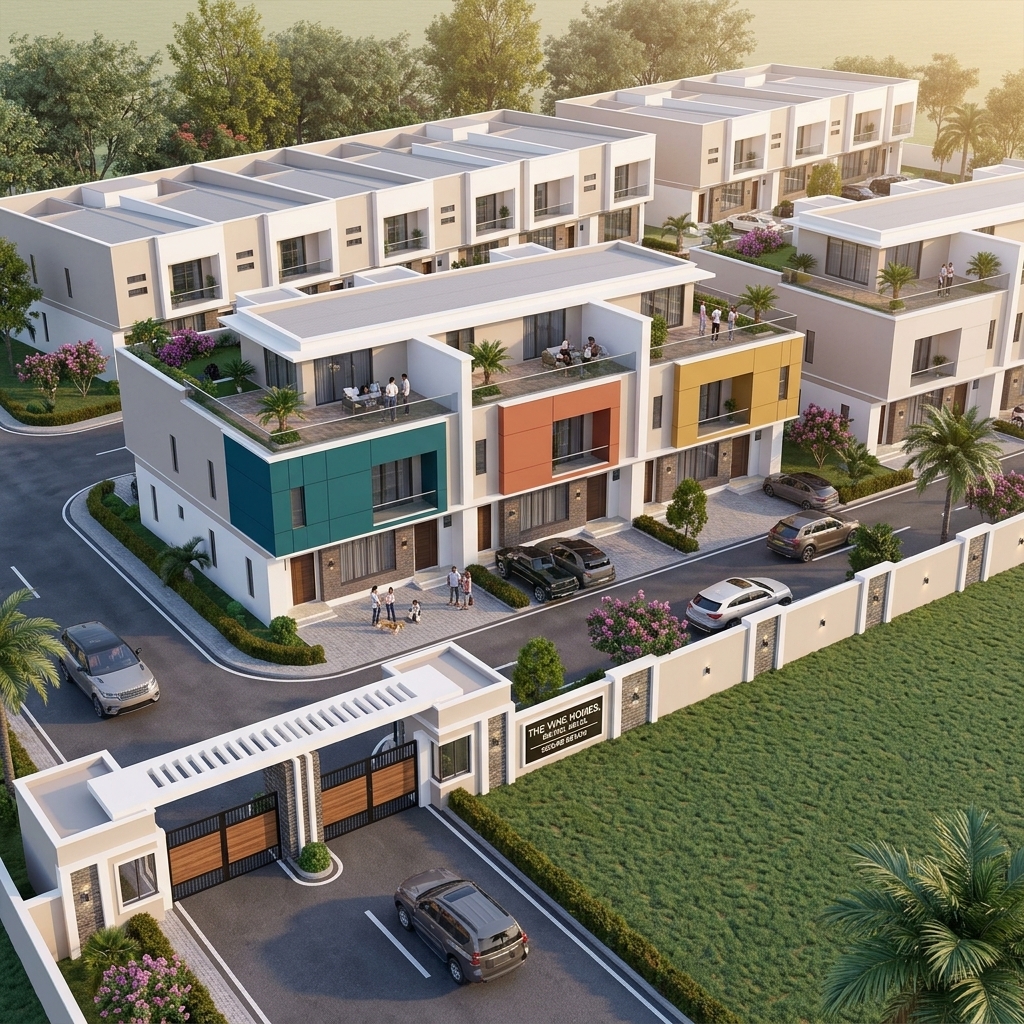 Champions City, Kuje — 750 Sqm — 6 Units 2 Bed Block of Flats Plot